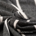 Benang Dicelup 94% Rayon 6% Spandex Stripe Fabric